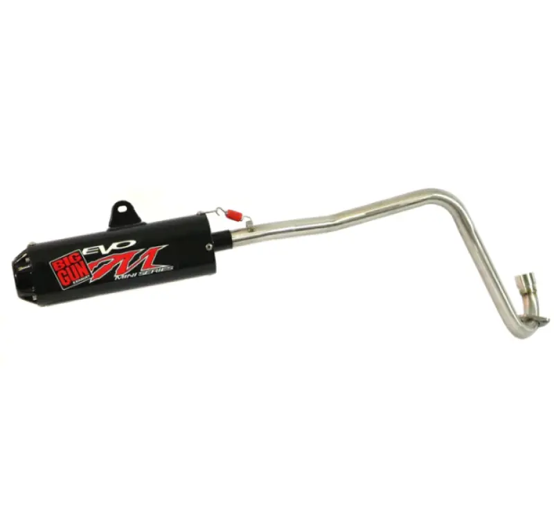 Big Gun 07-16 Polaris Outlaw 90 Evo M Series Black Out Full System Exhaust 1