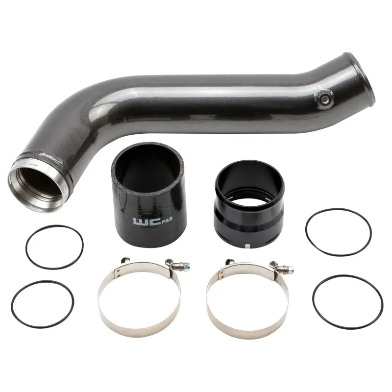 Wehrli 20-24 Chevrolet 6.6L L5p Duramax Passenger Side 3.5In Intercooler Pipe - Gloss White 1