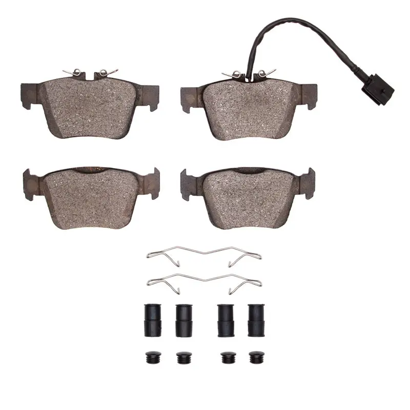 R1 2017-2024 Maserati Ghibli Rear R1 Ceramic Pads & Hardware Kit 1
