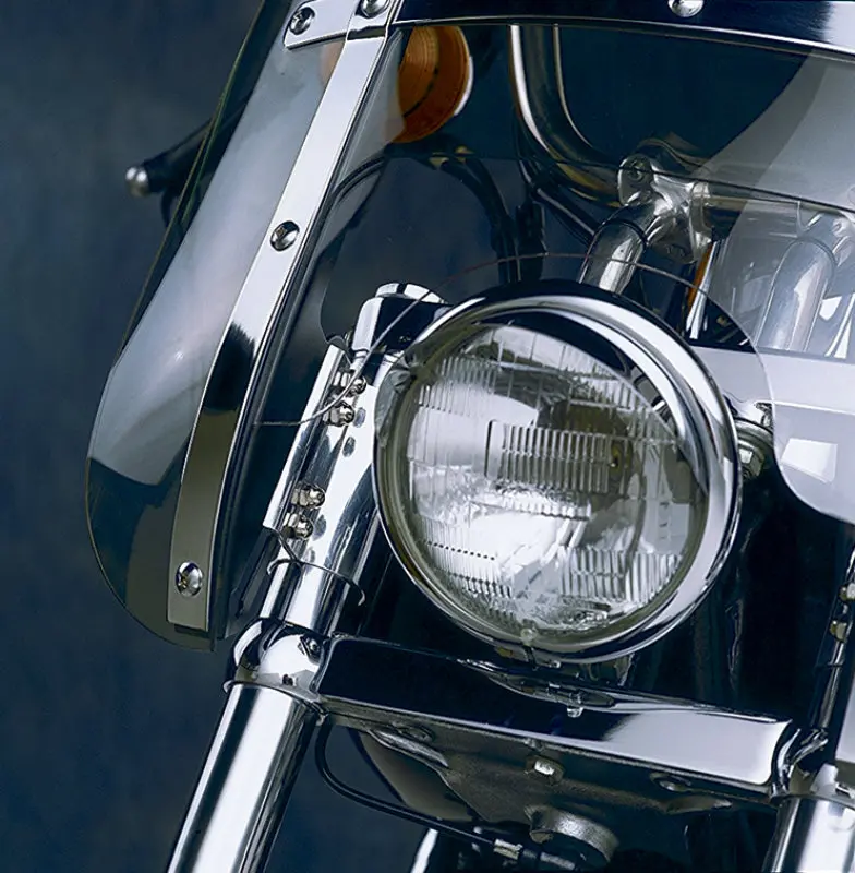 National Cycle 80-09 Harley-Davidson Fx Wide Glide/Softail Narrow Mount Chrome Kit 1