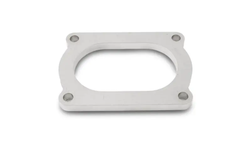 Vibrant T304 Ss 4 Bolt Flange For 4In O.D. Oval Tubing 1