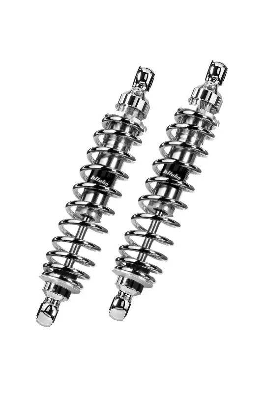 Bitubo Wmb0 Twinshocks Adjustable: Spring Preload, Length 356Mm, Chrome Edition 1