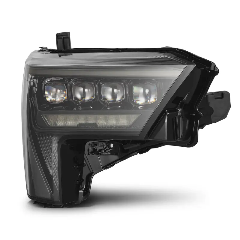 Alpharex 22-23 Toyota Tundra Nova-Series Headlights Alpha-Blk W/White Drl - Req 810029 Or 810030 2