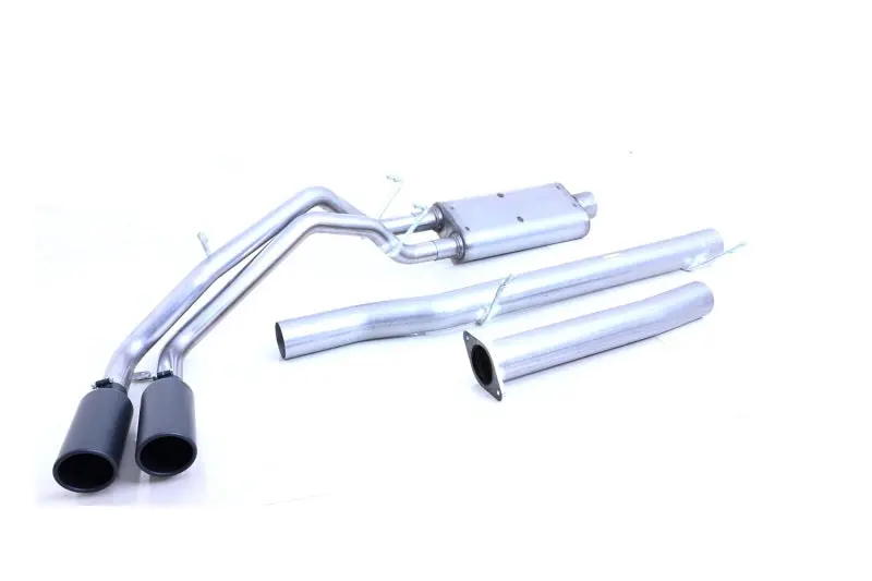 Gibson 23-25 Chevrolet Colorado/Gmc Canyon 2.7L Crew Cab Short Bed Blk Elite Cat-Back Dual Exhaust 1