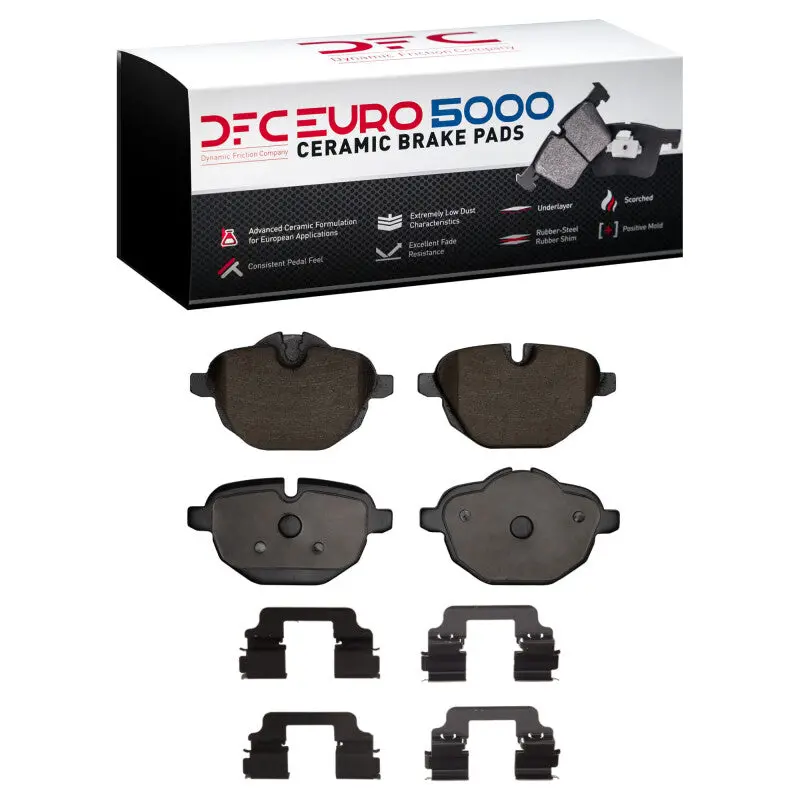 Dfc 11-25 Bmw 528I Rear Euro 5000 Ceramic Brake Pads And Hardware Kit 1