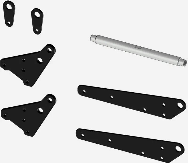 Kfi Pro 2.0 Push Tube 3 In. Leveling Kit 1
