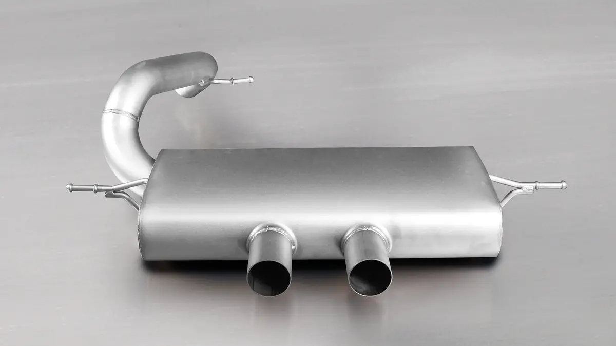 Remus Racing Resonated Cat-Back-System With Angled, Chromed Tail Pipes For Ford Focus St/St Facelift 1