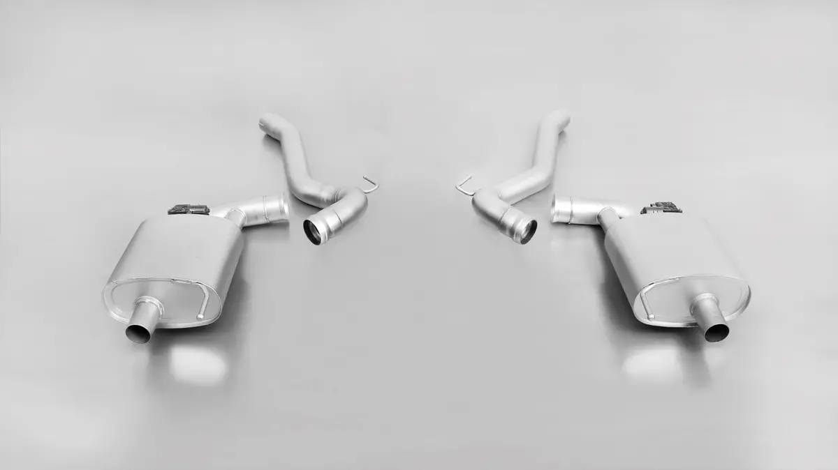 Remus Racing Sport Exhaust Cat-Back-System With Integrated Valves, Incl. 2 Connection Tubes For Ford Mustang 1