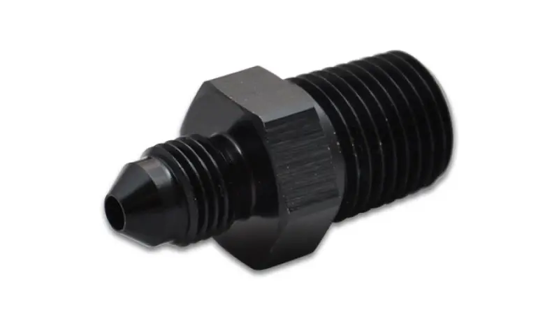 Vibrant -4An To 1/4In Npt Straight Adapter Fitting - Aluminum 1