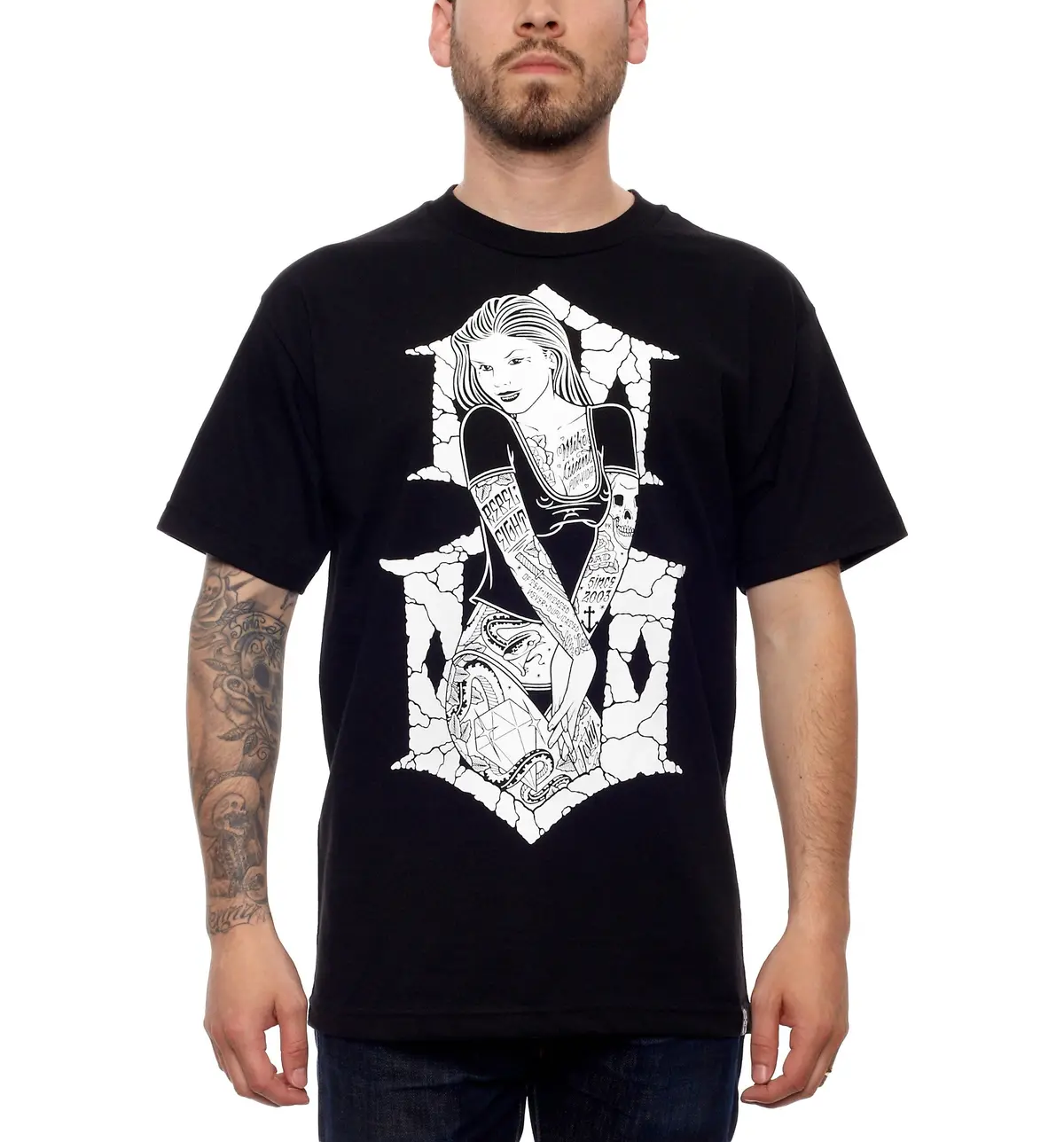 6Th Street Black Tee 1