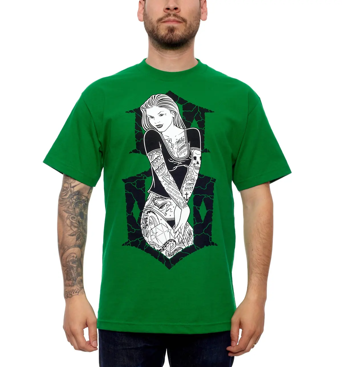 6Th Street Green Tee 1
