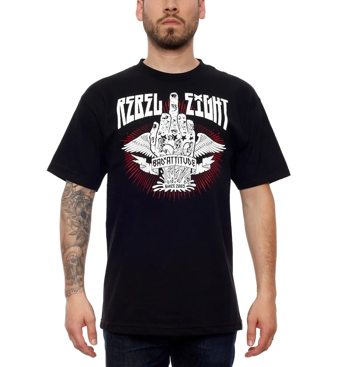Bad Attitude Black Tee 1