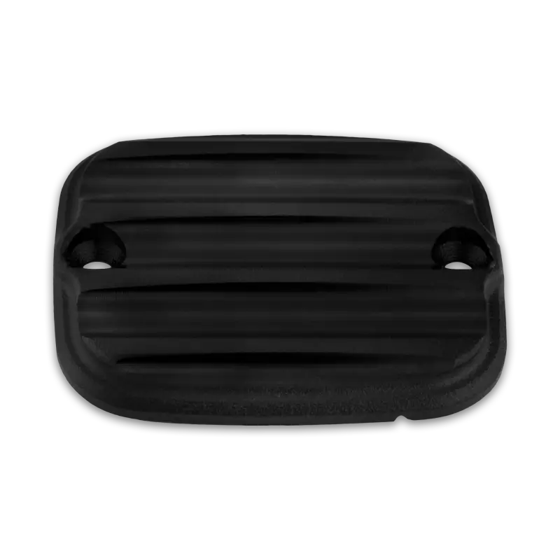Burly Brand 05-07 Touring, 06-17 Dyna/Softail Reaper Front Master Cylinder Cap - Textured Black 1