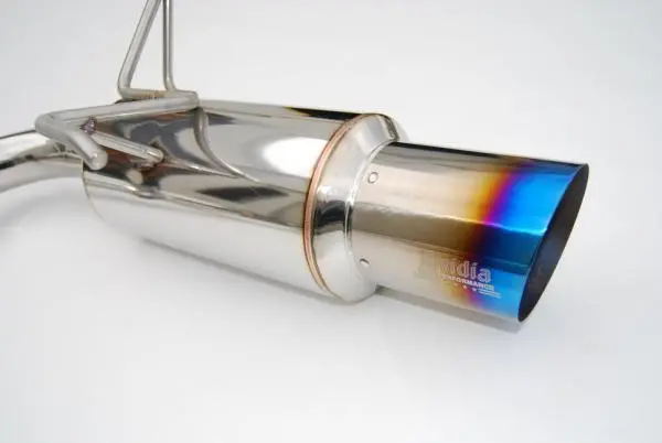 Invidia 08-11 Sti Hatch / 11 Wrx Hatch Dual N1 Single Layer Titanium Tipped Cat-Back Exhaust 1