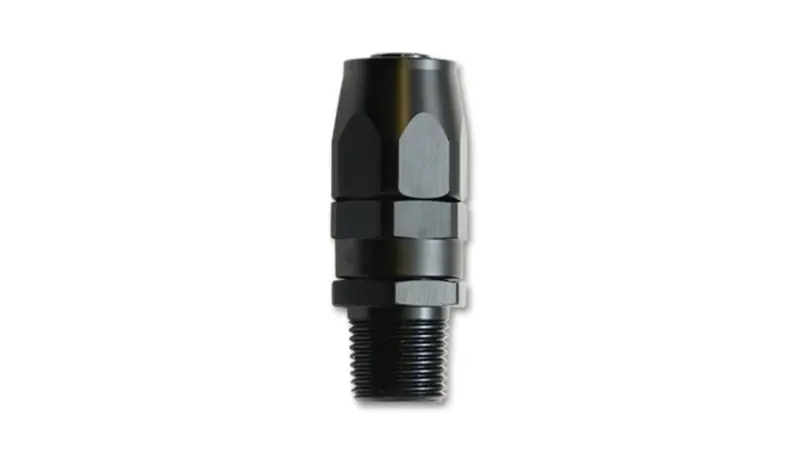 Vibrant -10An Male Npt Straight Hose End Fitting - 3/8 Npt 1
