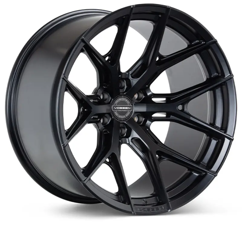 Vossen Hf6-4 24X10 / 6X139.7 / Et25 / Deep Face / 106.1 - Satin Black Wheel 1