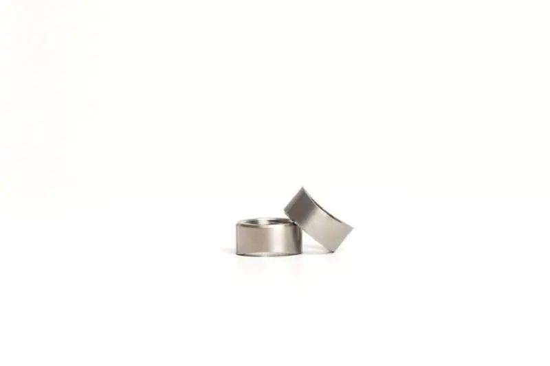 Ticon Industries Titanium O2 Sensor Bung 2.75In To 5In Tubing (Twin Pack) - Coped End 1