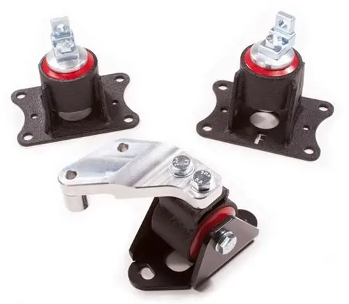 Innovative 04-08 Acura Tsx K-Series Black Steel Mounts 75A Bushings 1