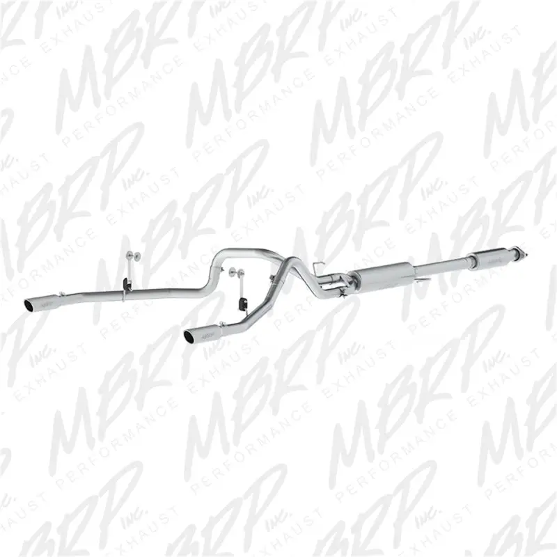 Mbrp 2015 Ford F-150 5.0L 3In Cat Back Dual Split Rear Exit Al Exhaust System 1