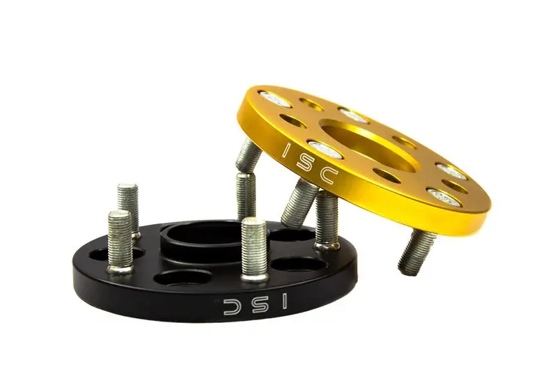 Isc Suspension 5X114 Hub Centric Wheel Spacers 15Mm Black (Pair) 1