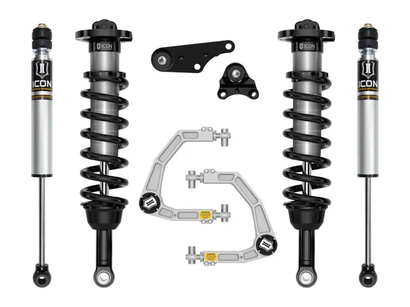 Icon 2024+ Toyota Tacoma 1.25In-3In Stage 2 Suspension System - Billet 1
