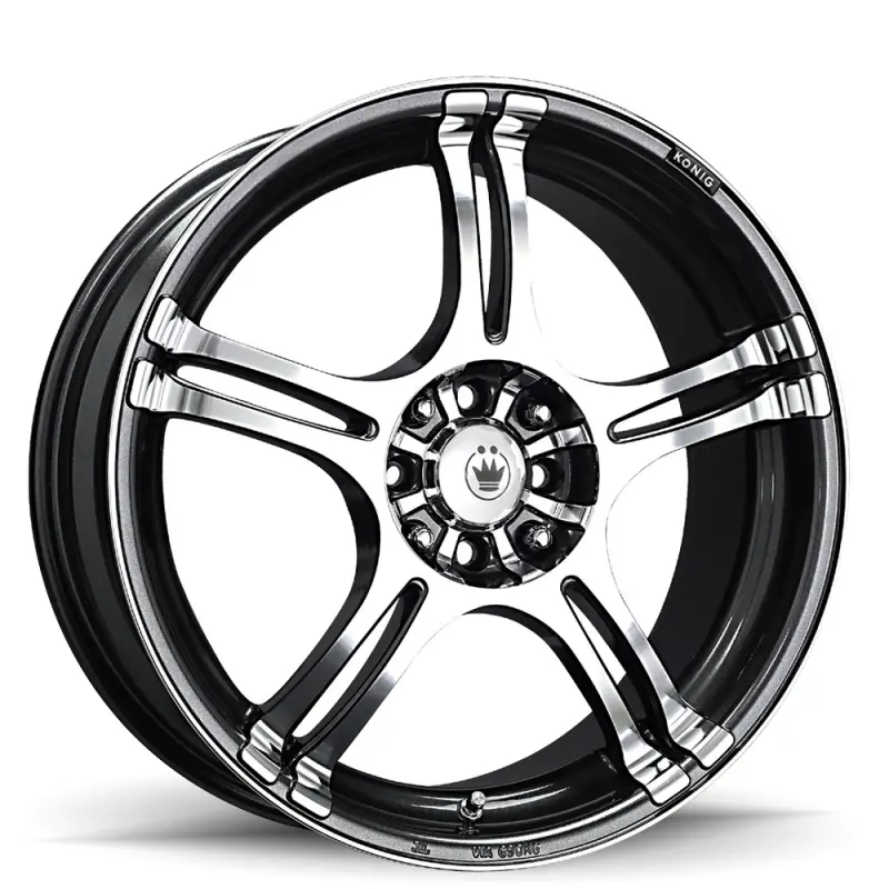 Konig Incident 14X6 8X100/108 Et38 Graphite 1