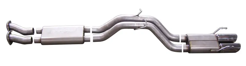 Gibson 06-10 Jeep Grand Cherokee Srt8 6.1L 3In Cat-Back Dual Exhaust - Aluminized 1