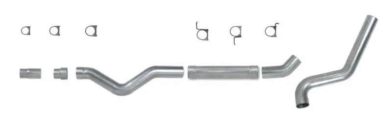 Diamond Eye Kit 5In Catback Mflr Rplcment Pipe Single Al: 2006-2007.5 Chevy 6.6L 2500/3500 1