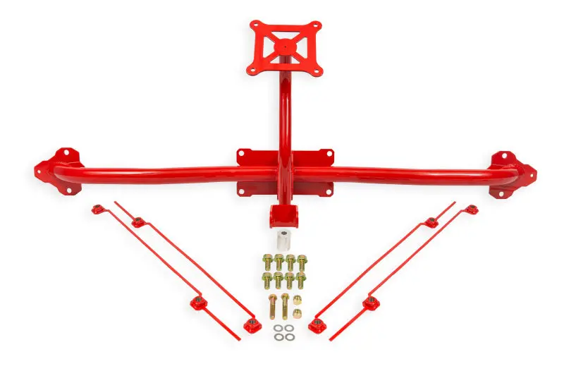 Bmr 14-19 Chevrolet Corvette C7 Bolt-On Parachute Mount - Red 1