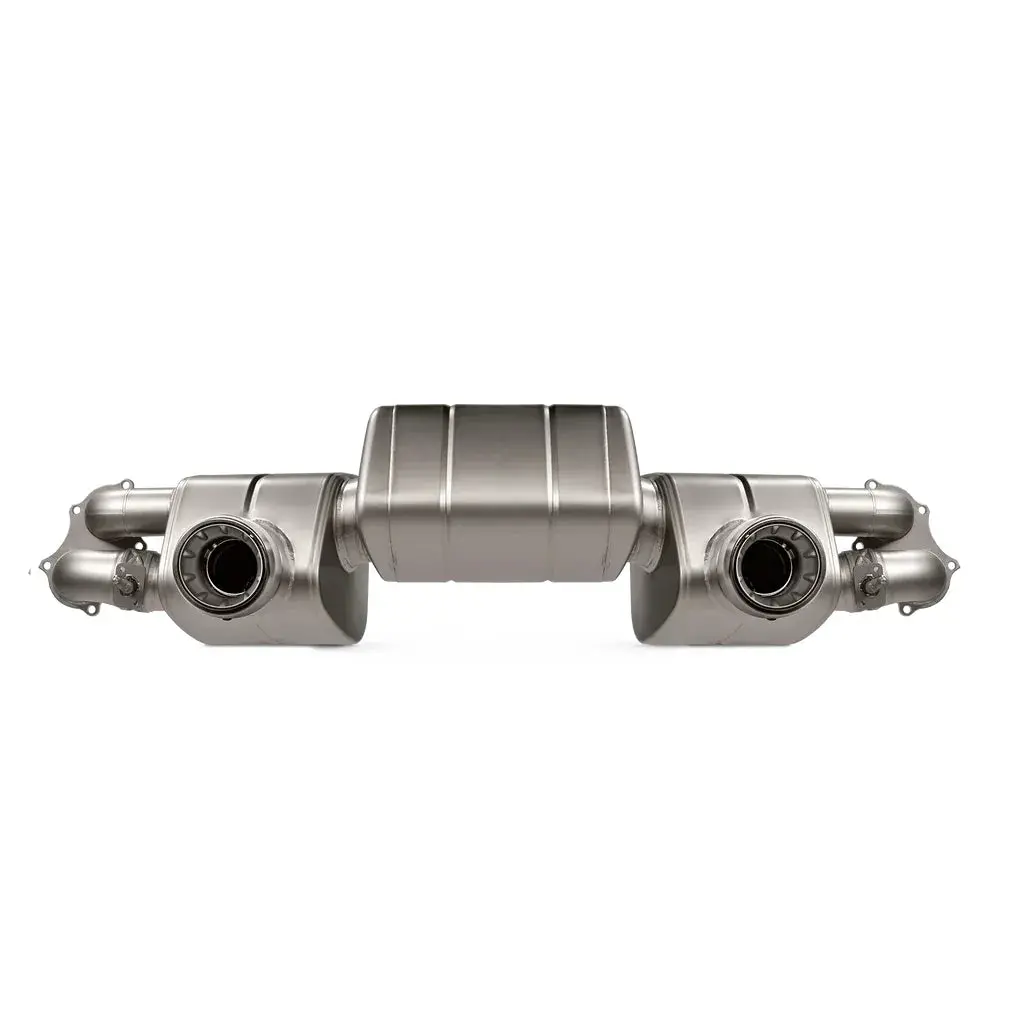 Akrapovic 2020+ Porsche Cayman Gt4 (718) Slip-On Line (Option 2) W/Black Coated Titanium Tips 1