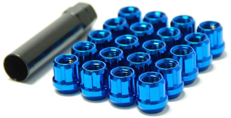 Wheel Mate Muteki Open End Lug Nuts - Blue 12X1.25 1