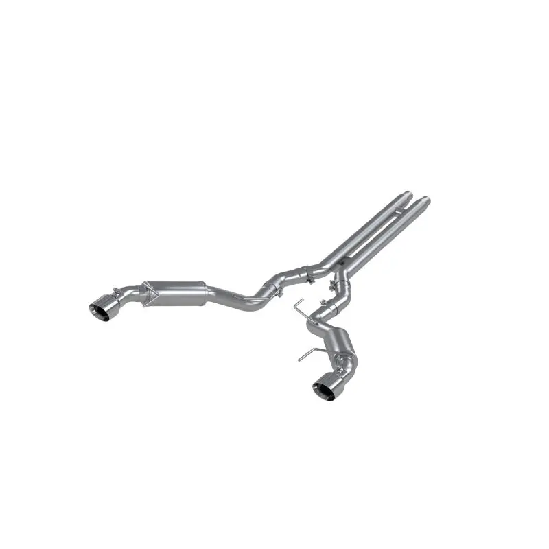 Mbrp 15-17 Ford Mustang Gt 5.0 3In Cat Back Dual Split Rear Race Version 4.5In Tips - Aluminized 2