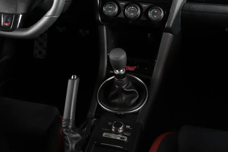 Grimmspeed Stubby Shift Knob Stainless Steel Black - M12x1.25 1