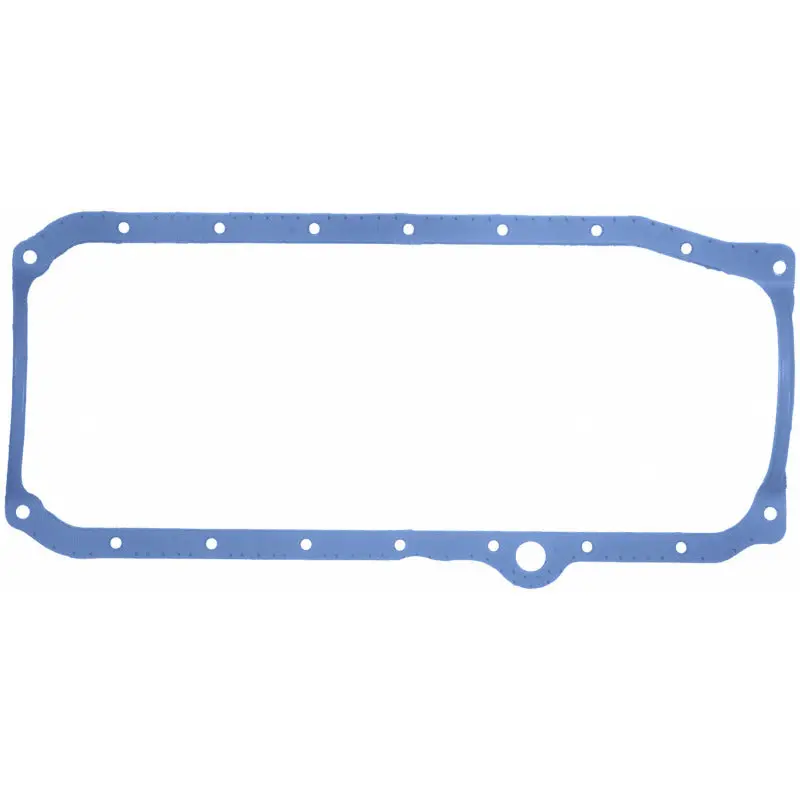 Fel-Pro Chevy 5.0/5.7 1-Piece W/Rigid Carrier Oil Pan Gasket Set Molded Rubber 1