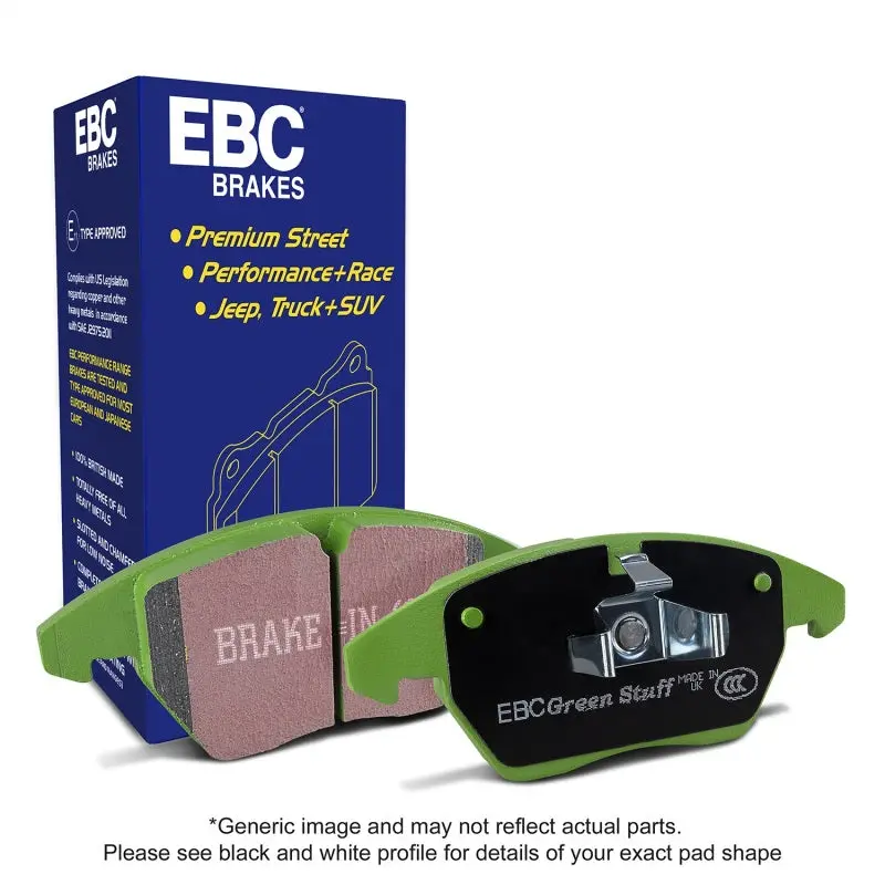 Ebc 2023+ Ford Bronco 2.7Tt Greenstuff Rear Brake Pads 1