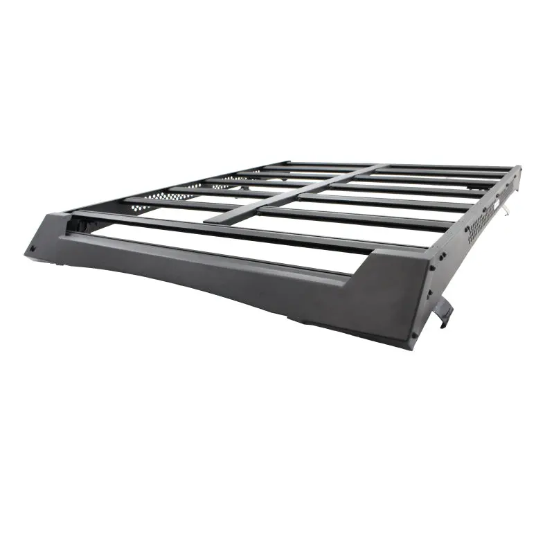 Go Rhino 22-23 Toyota Tundra Crewmax Ceros Low Profile Roof Rack - Tex. Blk 1