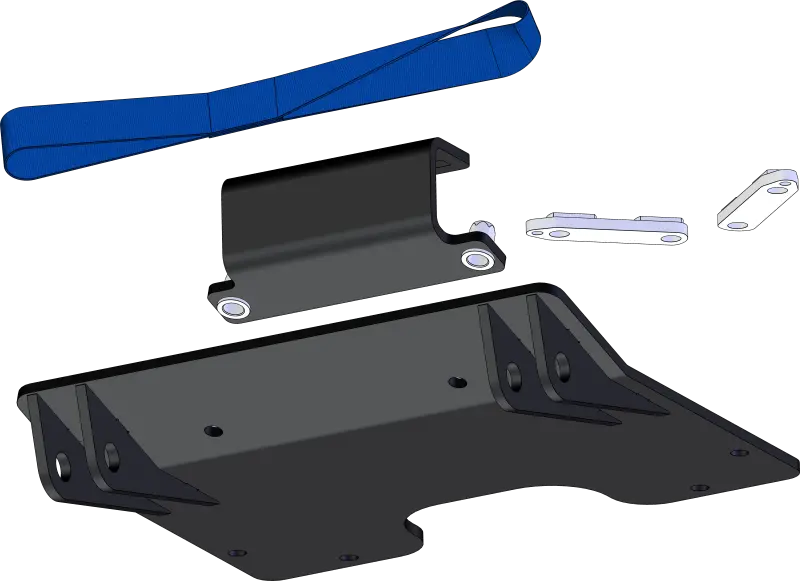Kfi 14+ Kawasaki Teryx 800/ 4/ 08-13 Teryx 750/ 4 Utv Plow Mount 1