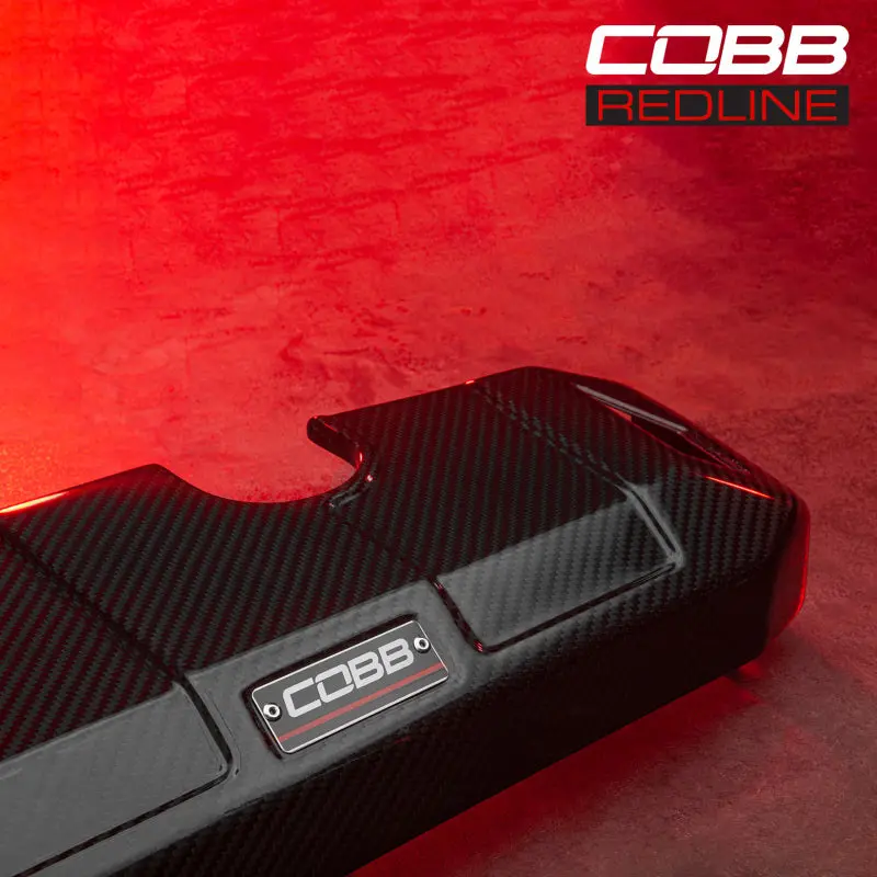 Cobb 17-20 Ford F-150 Ecoboost 3.5L/Raptor / 18-20 F-150 2.7L Redline Carbon Fiber Coolant Cover 1