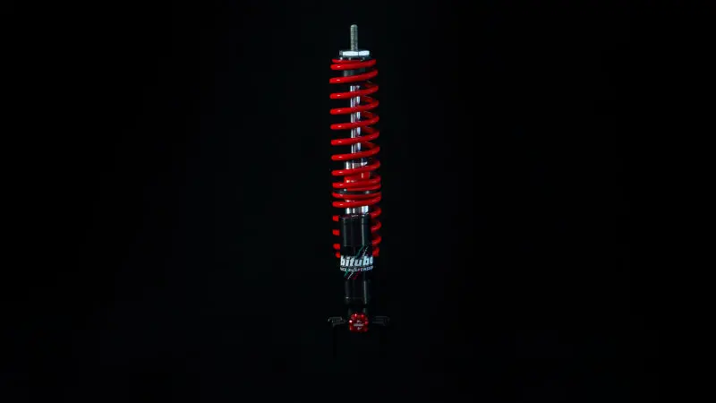 Bitubo Ylv0 Monoshock Rear Adjustable: Spring Preload, Compression, Red Spring 1