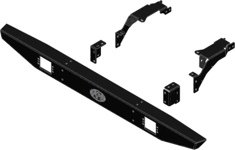 Kfi 19+ Polaris Ranger Xp 1000/ Crew Bumper Rear Formed 1