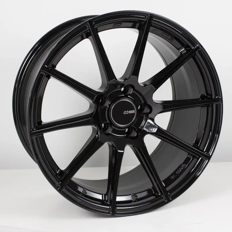 Enkei Ts10 18X8.5 5X114.3 35Mm Offset 72.6Mm Bore Black Wheel 1