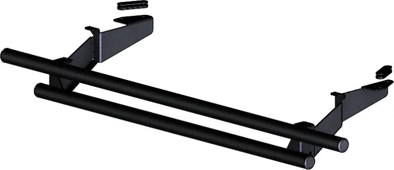 Kfi 16+ Honda Pioneer 1000-3/ 23+ Pioneer 1000-6 Double Tube Rear Bumper 1