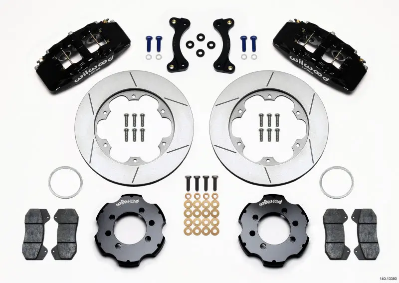 Wilwood Dynapro 6 Front Hat Kit 11.00In Gt Rotor 95-05 Miata 1