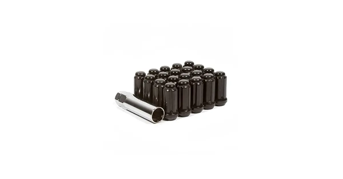 Method Lug Kit - Extended Thread Spline - M14x1.5 - 6 Lug Kit - Black - 24 Nuts 1