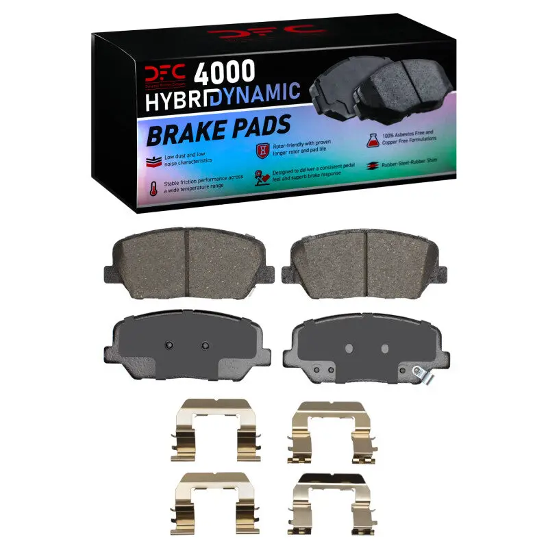 Dfc 10-16 Hyundai Genesis Coupe Front 4000 Hybridynamic Brake Pads And Hardware Kit 1