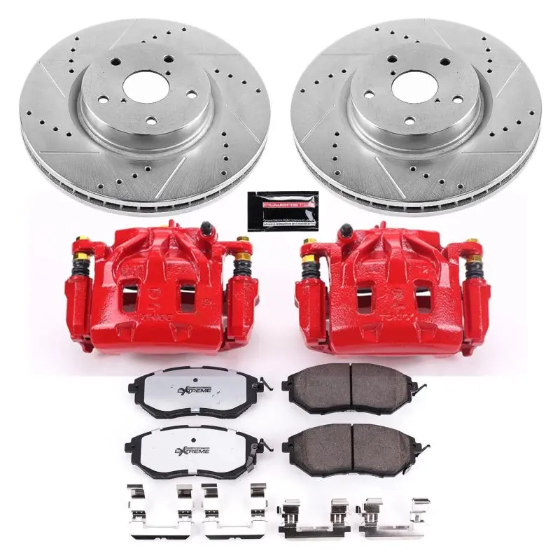 Power Stop 15-20 Subaru Wrx Front Z26 Street Kit W/Cals 1
