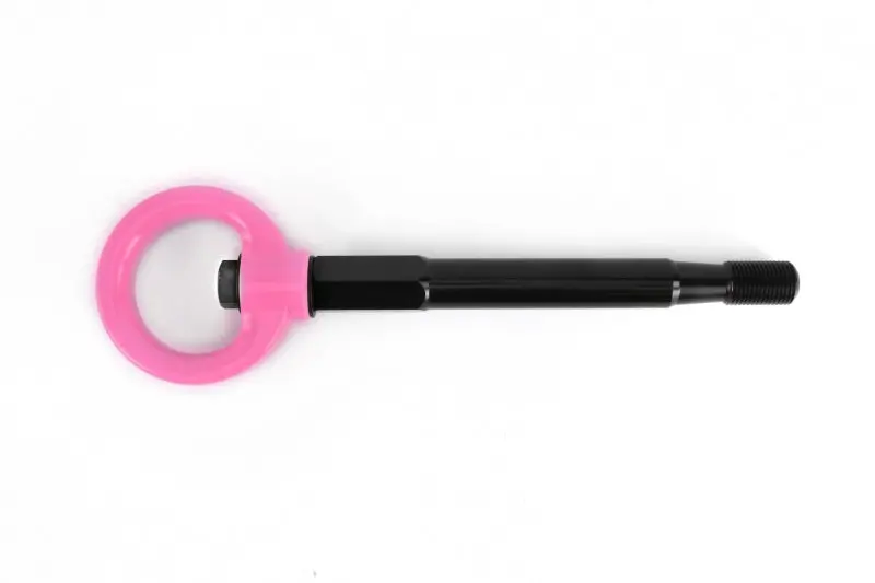 Perrin 22-25 Subaru Wrx / 18-23 Crosstrek / 17-23 Impreza Forester Tow Hook Kit (Front) - Hyper Pink 1