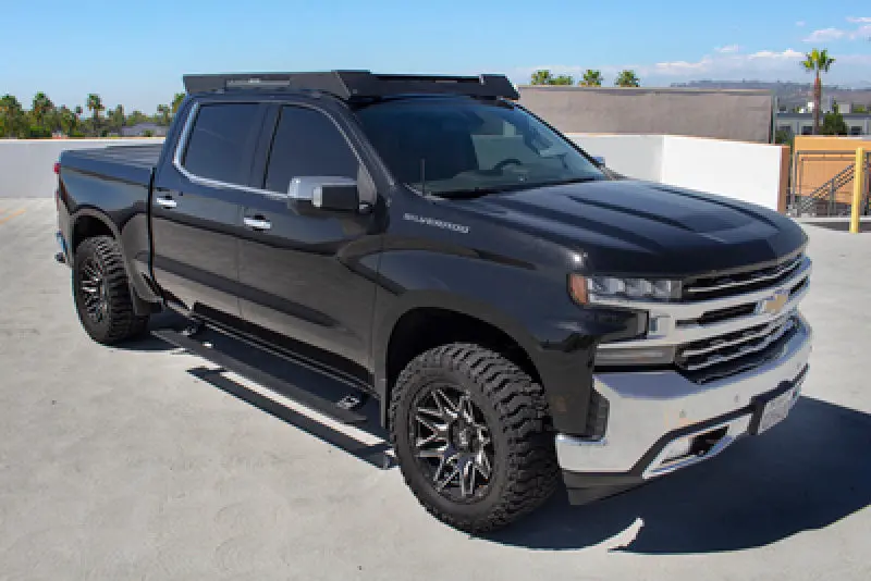Realtruck 19-25 Chevy Silverado 1500 Cc 4Dr Voltstep Electric Running Board Kit - Tex. Blk 1