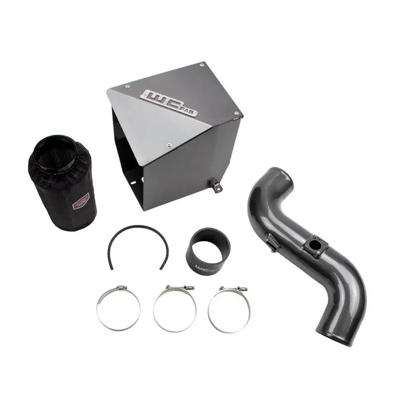 Wehrli 11-16 Chevrolet Duramax Lml 4In Intake Kit - Gloss Black 1