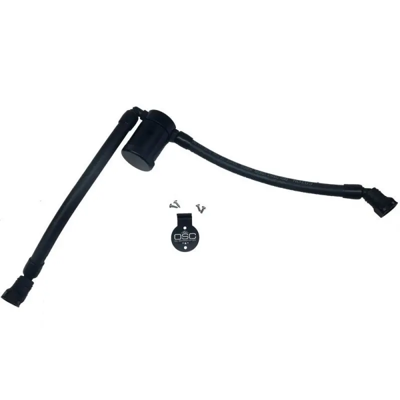J&L 05-10 Ford F-150 5.4L Driver Side Oil Separator 3.0 - Black Anodized 1